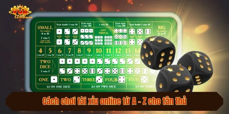 Cách chơi tài xỉu online từ A - Z cho tân thủ